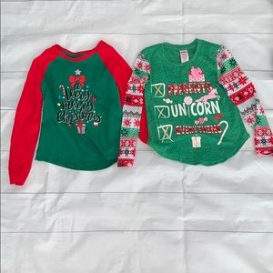2 Tops Christmas Girl’s
